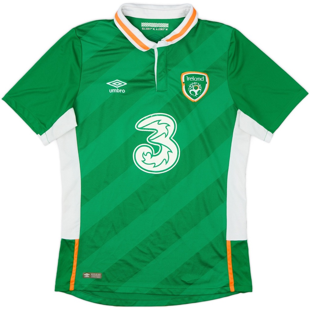2016-2017 Ireland Soccer / Football Home Jersey
